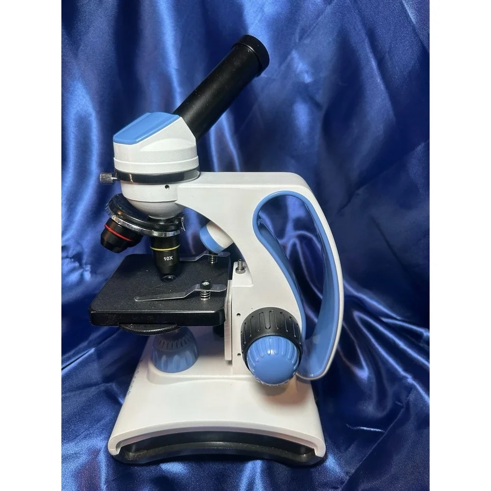 AmScope M50 Style Student Compound Microscope (40X - 1000X Mag) Slide Kit/manual